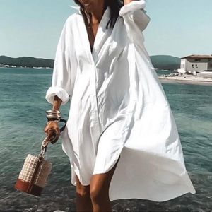 White Shirtdress